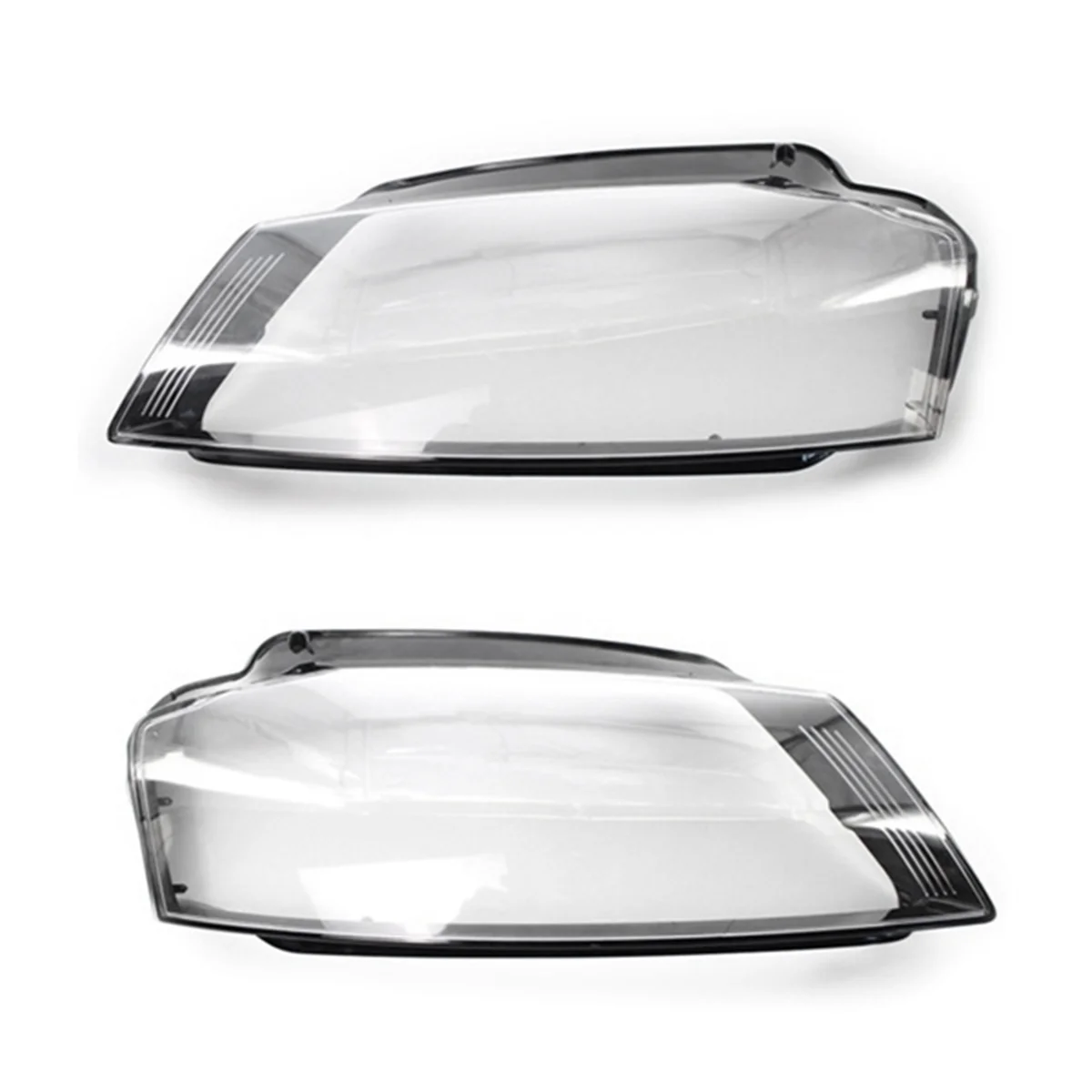 1Pair Car Headlight Lens Cover Head Light Lamp Shade Shell Lens Lampshade for Audi A3 2008-2012 Car Accessories 1