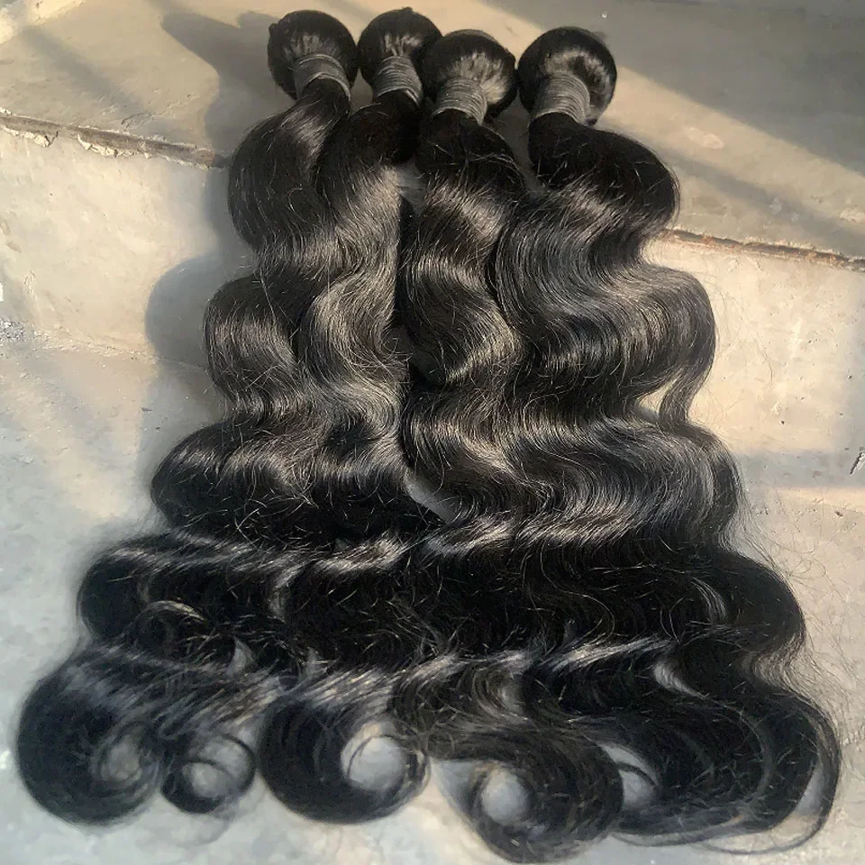 Virgin Raw Loose Deep Wave Human Hair Bundles Deal Jerry Curly Hair Bundles Brazilian Wet and Wavy Hair Weave Hir Extensions 18A