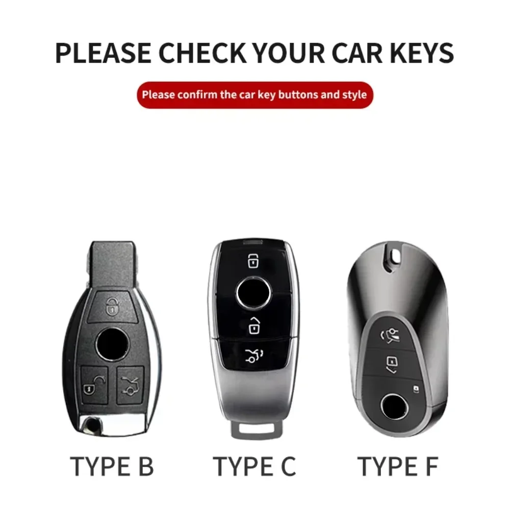 메르세데스 벤츠 A B C D E S 클래스 W204 W212 W176 GLC CLA GLA AMG GLS GLE GLK CLS S350 S500 차량 키 케이스 커버