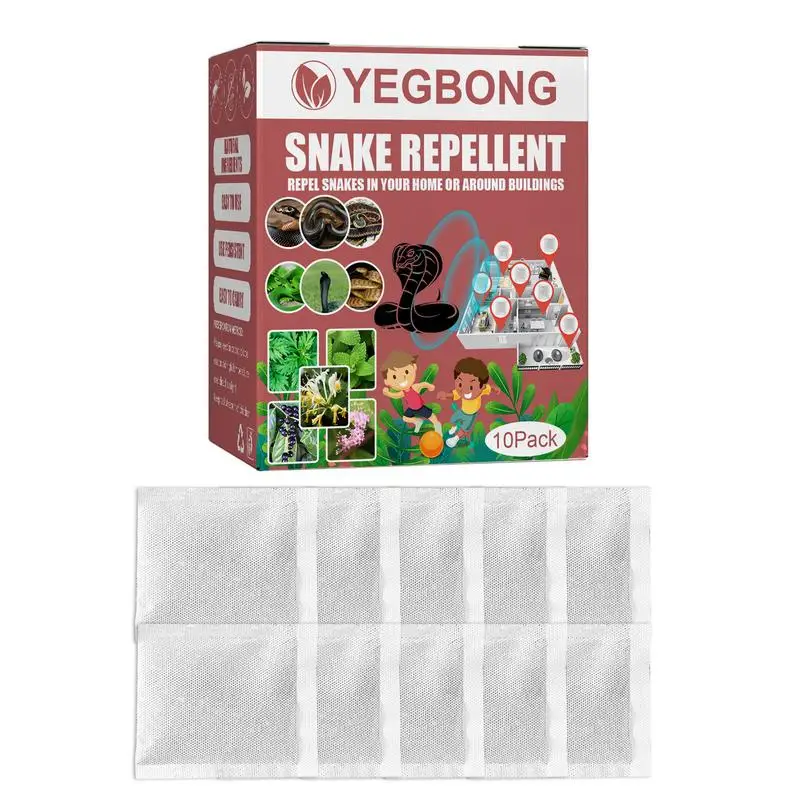 

10 Pcs Snake Repellents Bags Pesst Control Bags Snake Repellent For Pouch Long Lasting Snake Away Repellents Garden Accessories