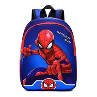 Disney Spider Man Backpack Children Cartoon Captain America Kindergarten School Bag For Boys Anit-lost Infantil Schoolbag Gift 5