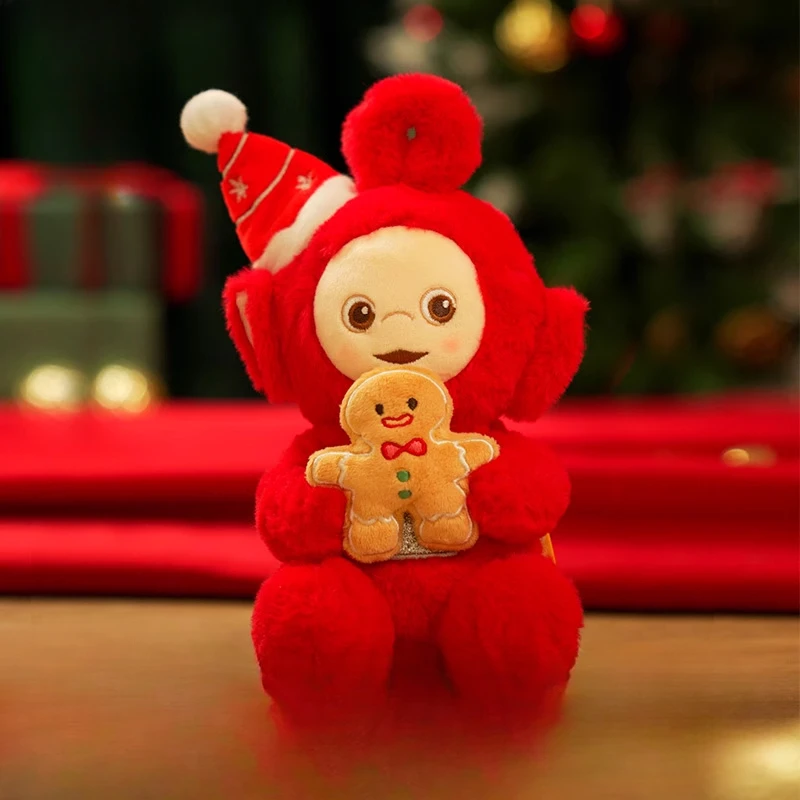 22Cm Teletubbies Red Plush Doll Action Figure Cute Kawaii Girl Series Cartoon Ornaments Collection Desktop Display Gift Toys