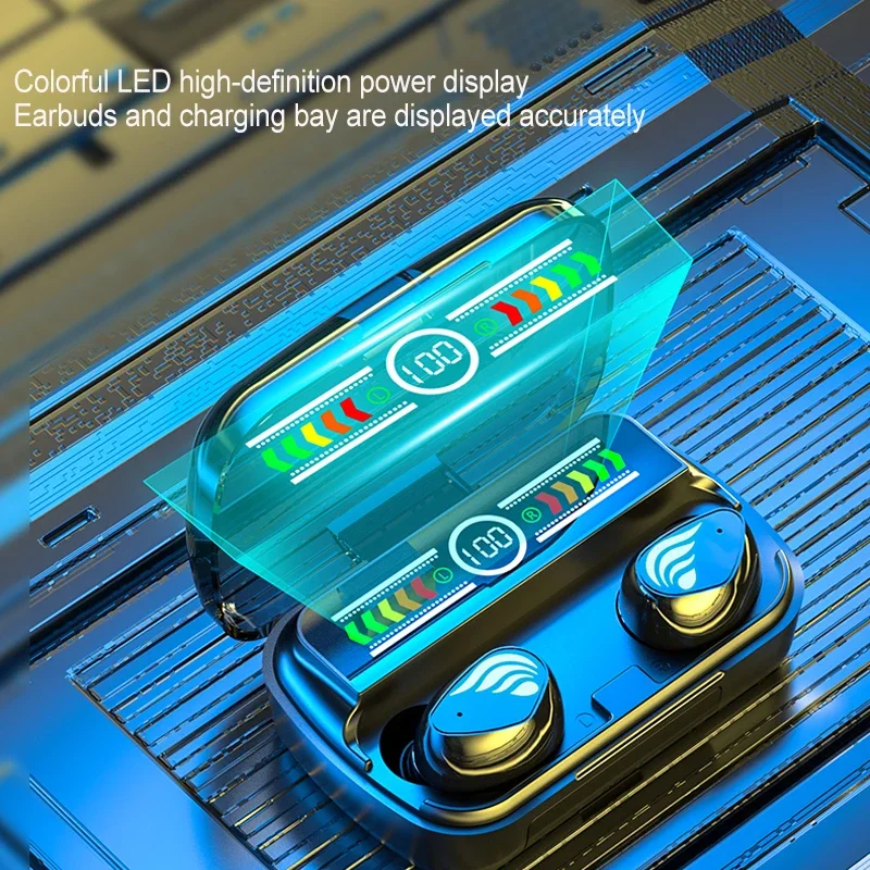 M27 TWS Bluetooth Earphones Noise Reduction Headsets Wireless Headphones HD Stereo Sports Waterproof Earbuds With Mic For Xaiomi