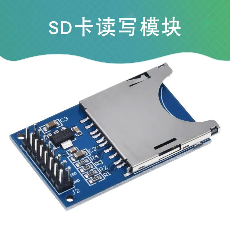 

Модуль Sd-карты модуль чтения/записи Sd-карты интерфейс Spi микрокомпьютер с одной микросхемой подходит для Arduino