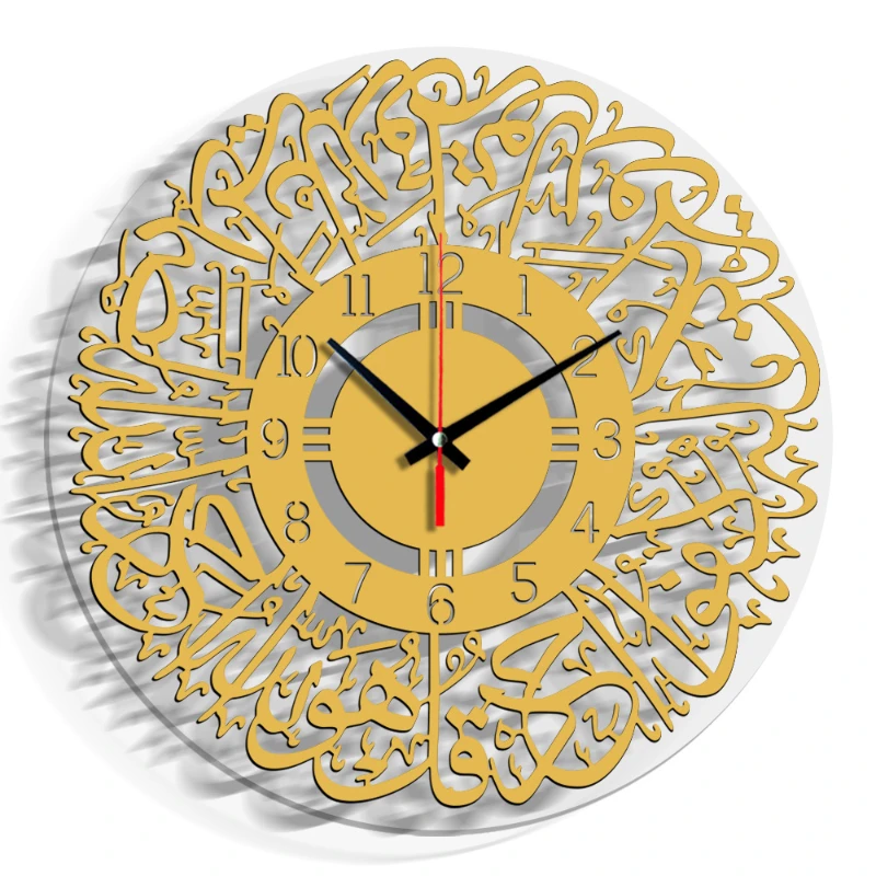 

28cm Creative Home Round Acrylic Wall Clock Modern Livingroom Silent Art Wall Clock New Design Circular Watches Home Decorations