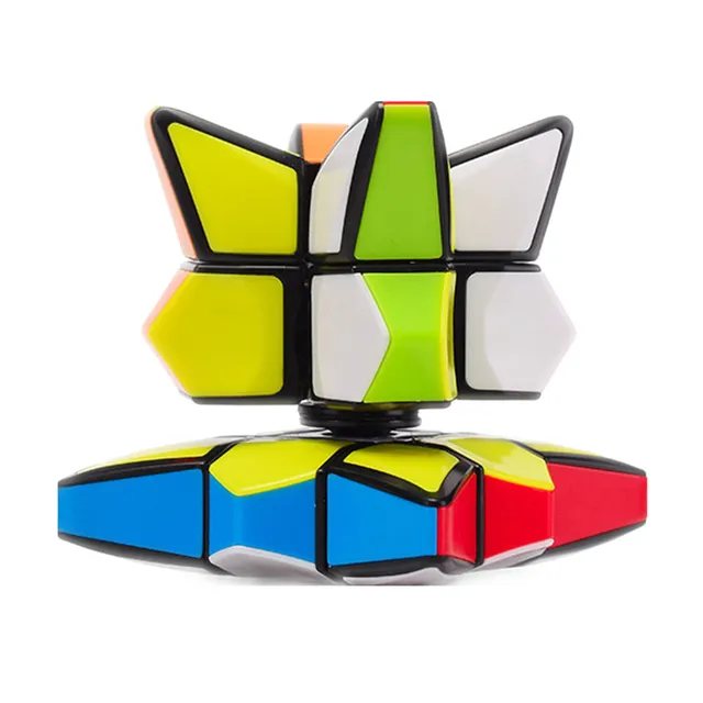 Fanxin 133 Magic Cube Fingertips 1x3x3 Gyroscope Rotating Magic Cube Puzzle Cubo Magico Leisure Decompression Toys Game Gifts 2