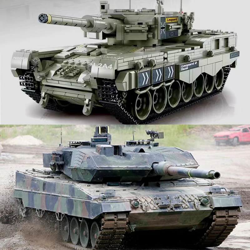 Blocchi Di Costruzione Del Carro Armato Della Pantera Militare Mattoni Del Modello Del Carro Armato Di Battaglia Principale Tedesco Ww2 Giocattoli Del