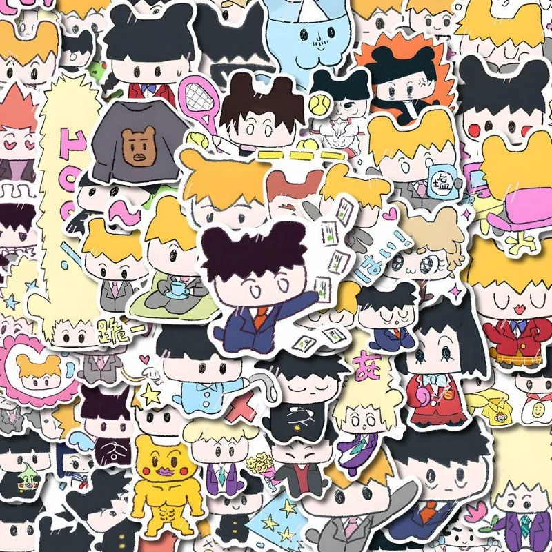 

Mob Psycho 100 Sticker Anime Waterproof Sticker Cute Stationery Kujo Jotaro Children Supplies Mobile Phone Sticker Friend Gift