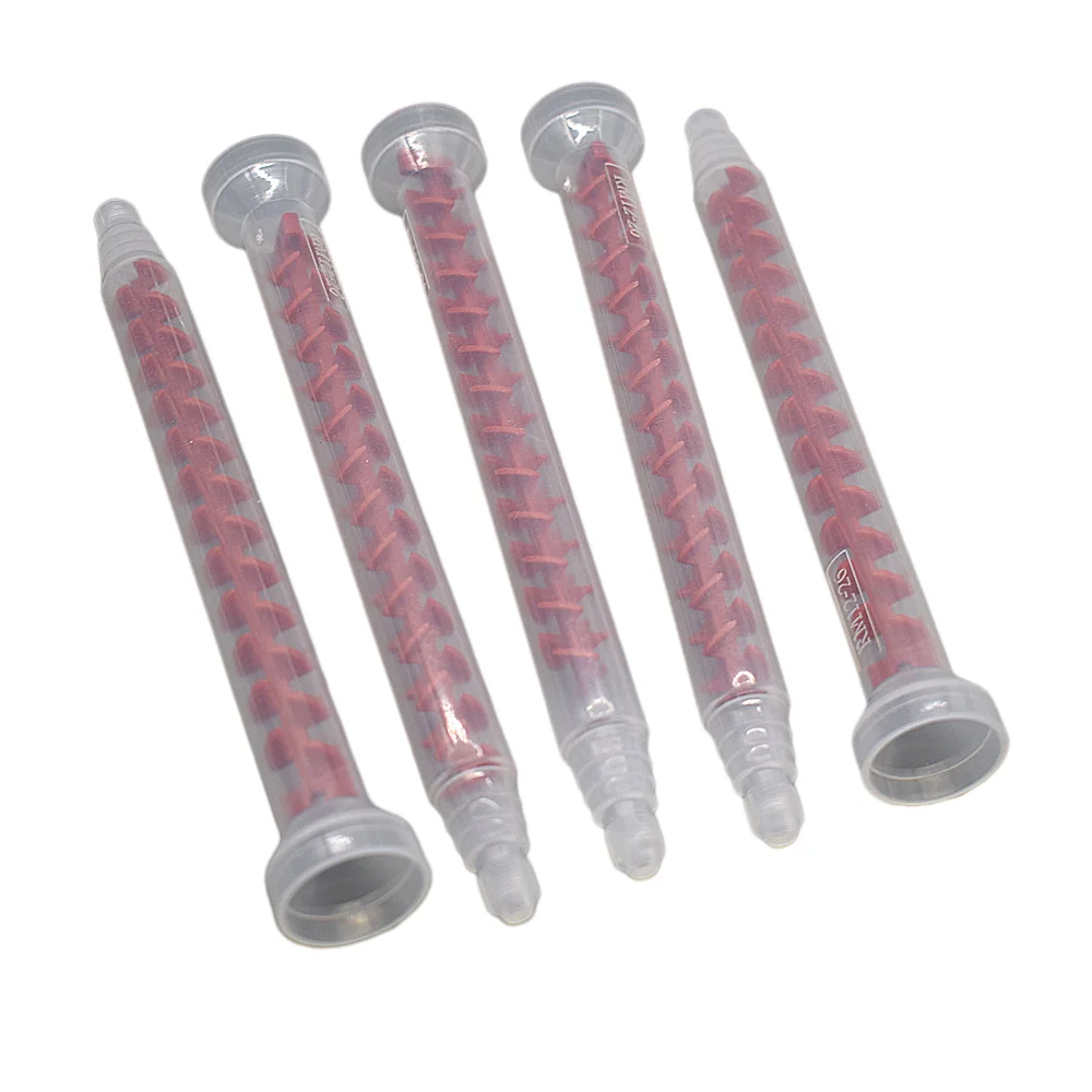 

5 piece Dynamic Mixed Tube Quick Mixing Nozzles RM12-26 Two Component Liquid Glue Adhesives Mixer AB Glues Dynamic Mixing Nozzle