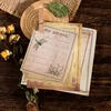 Journamm 30pcs/pack Vintage Style Craft Paper DIY Scrapbooking Materials Decor Junk Journal School Marking Stationery Memo Paper 4