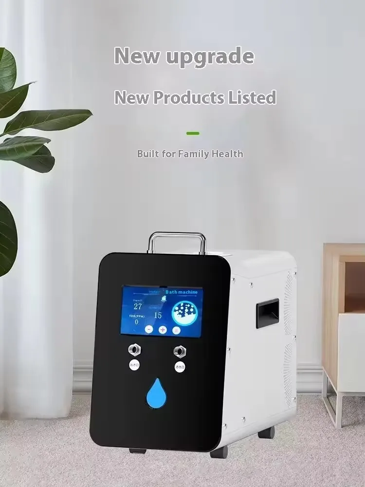 Home intelligent hydrogen production bath machine, SPE electrolysis technology, safe, antioxidant, and skin protection