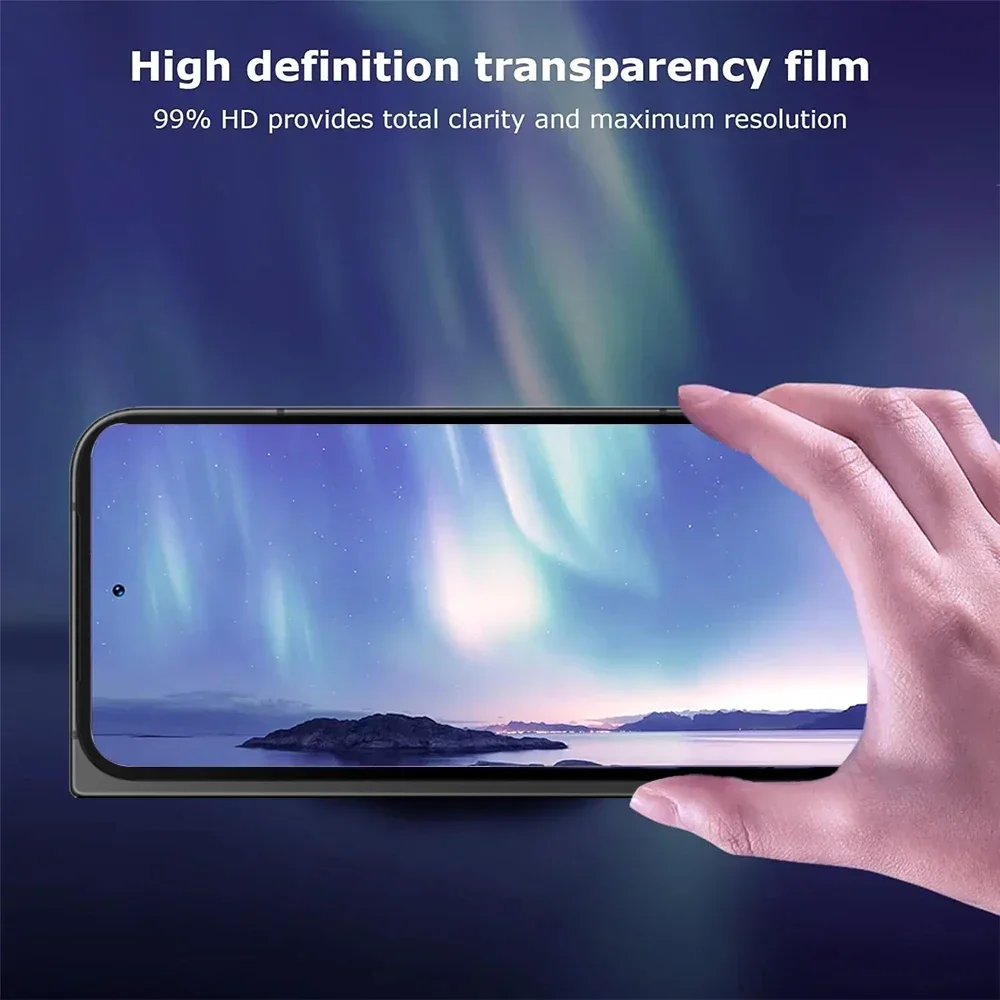 Hydrogel Film for Google Pixel 9 Pro Fold Soft Screen Protectors Front&Back&Inner Film Protective Films for Pixel 9 Pro Fold