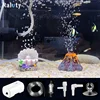 Aquarium Decoration Air Stone Volcano Shell Submarine Fish Tank 220-240V Silent Air Pumps Bubble Stone 110V Oxygen Pump 1