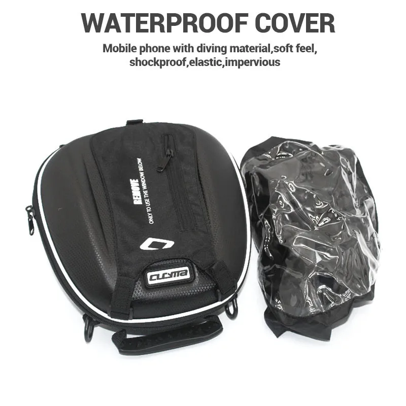 Motorcycle Tanklock Oil Fuel Tank Bag For KAWASAKI VULCAN S 650 Vulcan S650 ABS Adapter Ring Navigation Mount Luggage