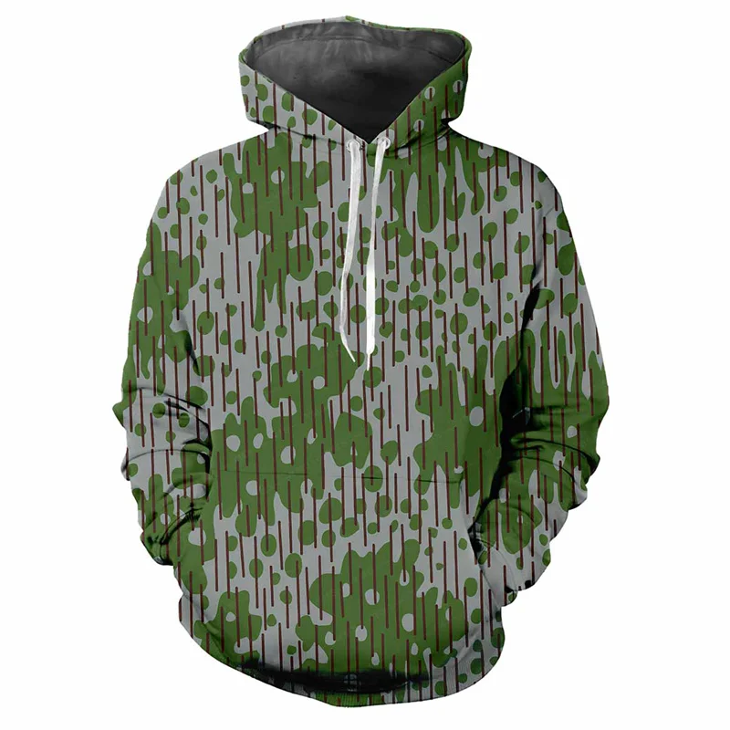 thumbnail image 1 of Sudadera con capucha con estampado 3D de camuflaje de jungla, sudadera de calle para primavera y otoño, sudadera holgada informal para deportes al aire libre, sudaderas clásicas de camuflaje para niño, 1 of 5