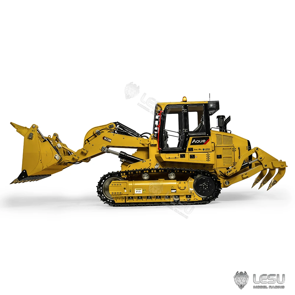 LESU 973K 1/14 RC Hydraulic Metal Loader Trucks Painted Assembled Model  ESC Motor Sound Light Remote Control Cars Toys 6