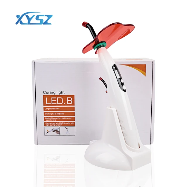 Dentist Cordless LED B Lamp Output Intensity 1200-1500mw/cm² Dental Wireless Curing Light Dentistry Photocuring Lamp Equipment