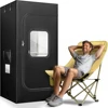 Portable Steam Sauna 1200W 3L, Sauna Tent with Ergonomic High Back Chair, Full Body Personal Sauna Box for Home Spa Indoor 1
