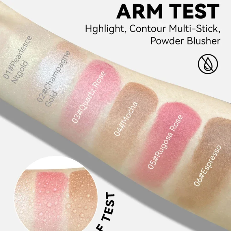 Face Bronzer Makeup Contouring Stick Multifunctional Highlighter Brightening Silkworm Blusher Rouge Cream Modify Concealer Pen