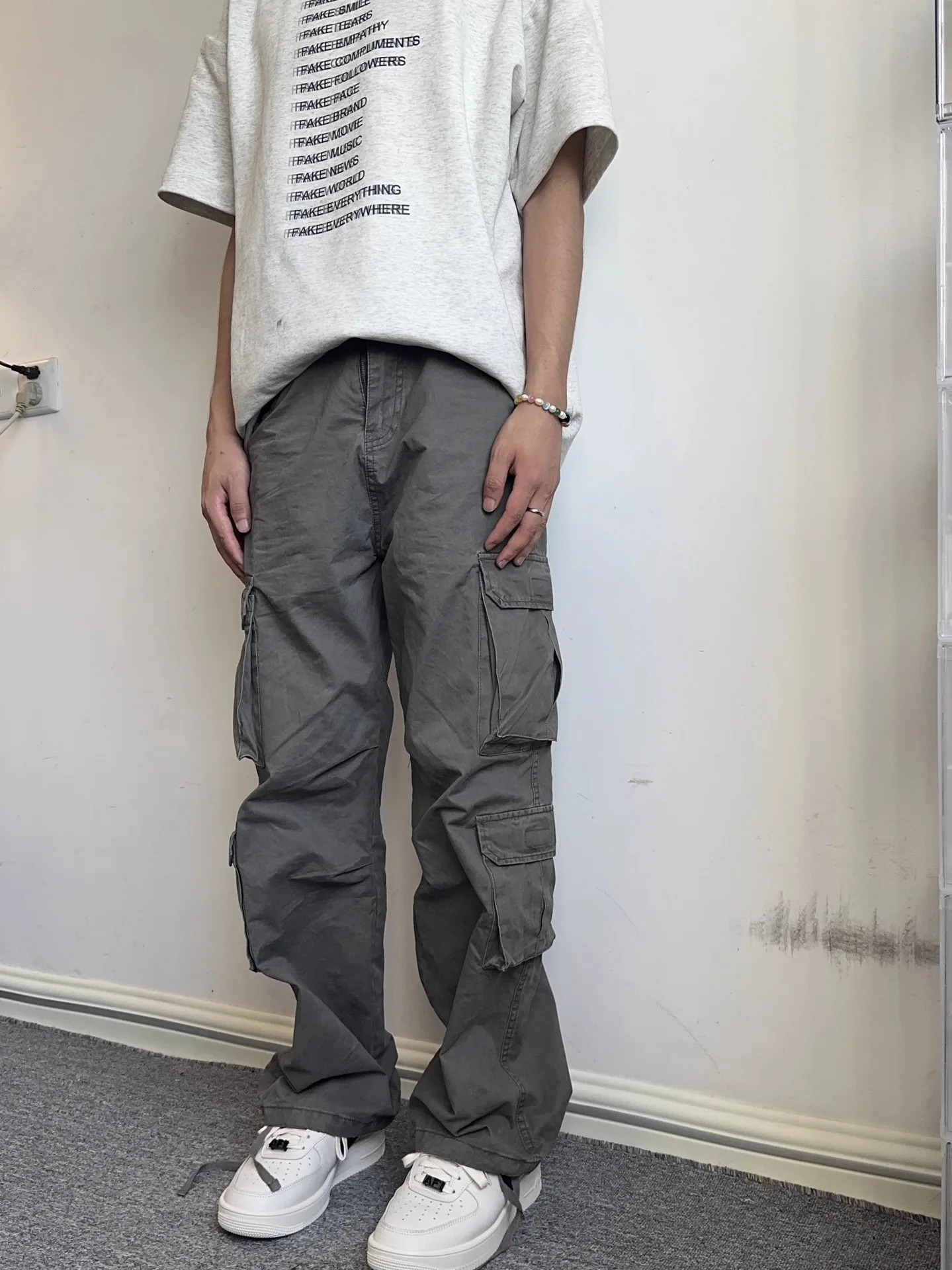 Men's Iron Outdoor waterproof tactical Cargo pants, Casual Loise Plus-size military pants, quick dry thin long pants, summer