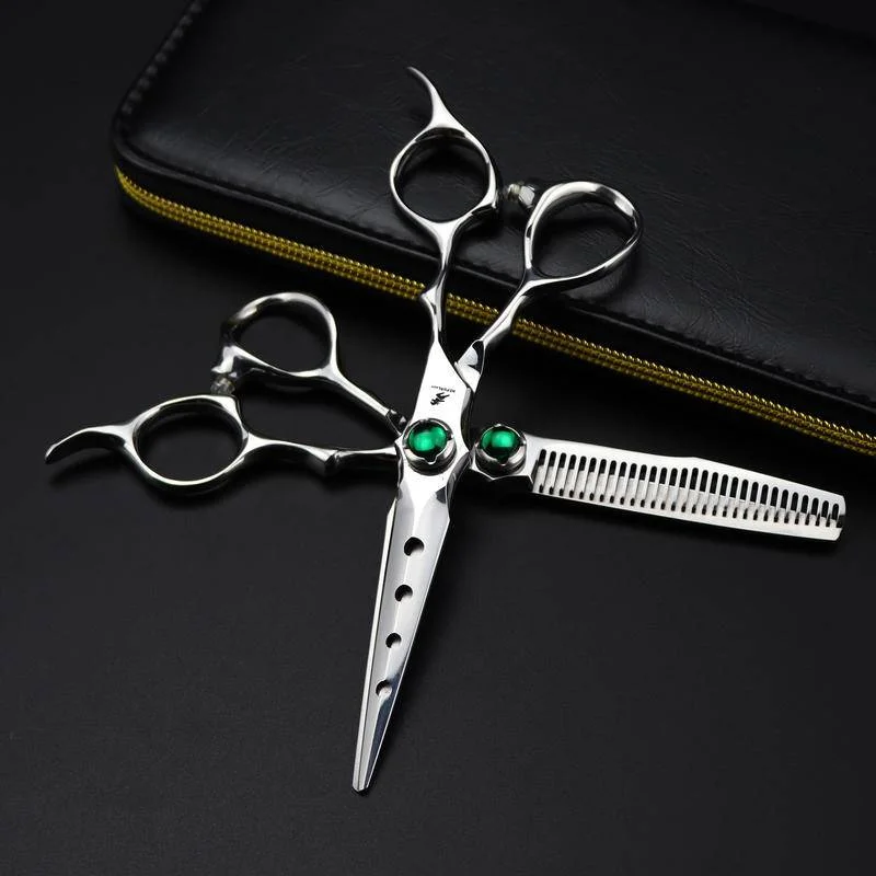 

6inch Stainless Steel Hair Cutting Scissors Hairdressing Razor Shears Professional Salon Barber Haircut Thinning Scissor