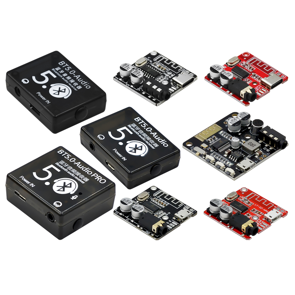  DIY For Bluetooth Audio Receiver board 4.1 5.0 mp3 lossless decoder board Wireless Stereo Music Module 3.7-5V  