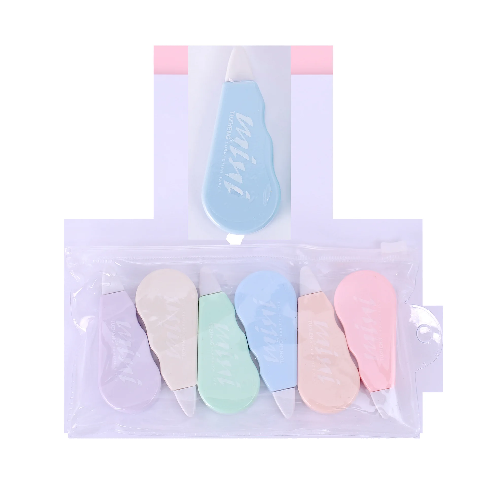 6-Piece Macaron Color Correction Tape Set