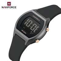 NAVIFORCE Watches For Women Fashion Sport Watch Waterproof LCD Digital with Date Silicone Strap Electronic Wristwatch Girl gift