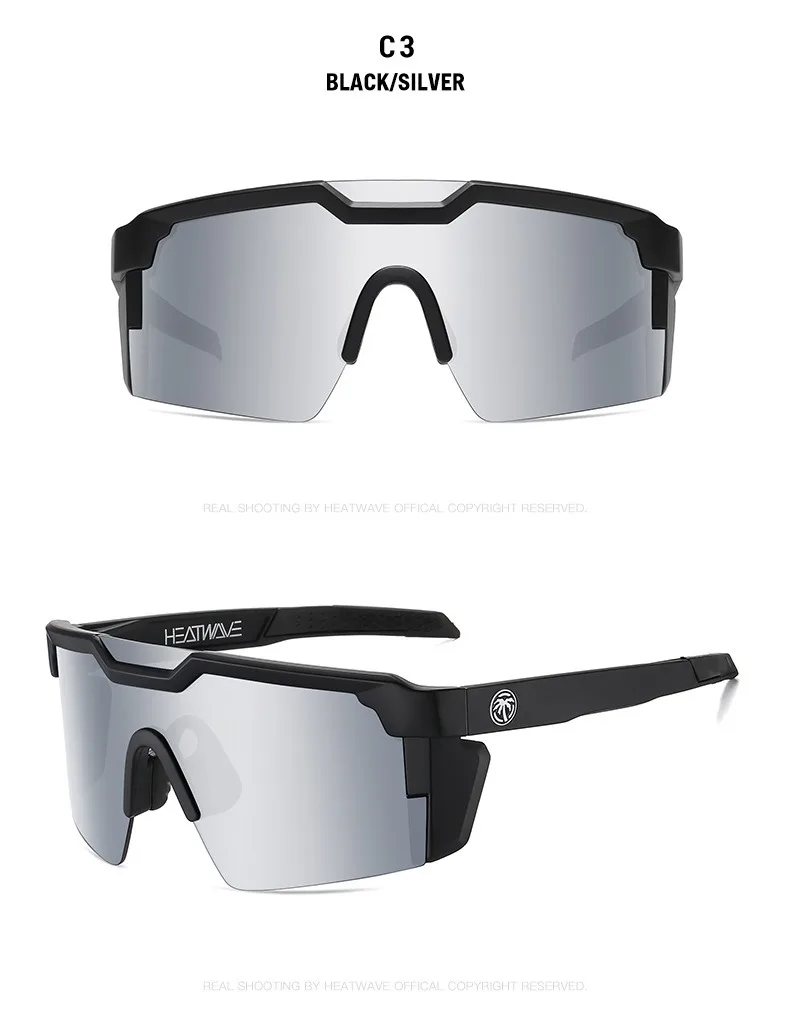  ۶ 2024 Heat Wave ̳ Ŭ  Ƽ м ۶ UV400 lentes de sol hombre