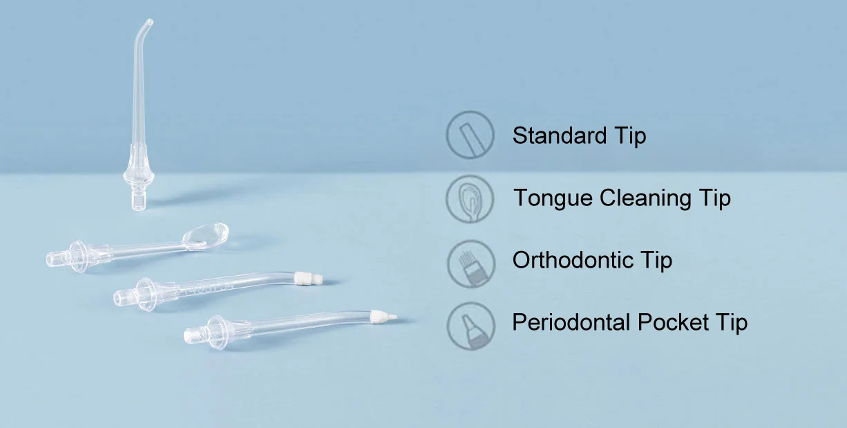 Xiaomi Mijia Oral Irrigator Portable Ultrasonic Water Flosser Teeth Whitening Dental Bucal Tooth Cleaner Stomatolog 200ML