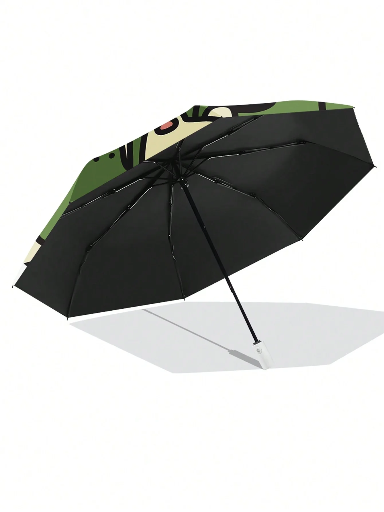 Fully automatic umbrella, female teddy bear, student sunscreen umbrella, wind resistant sunshade sunny umbrella