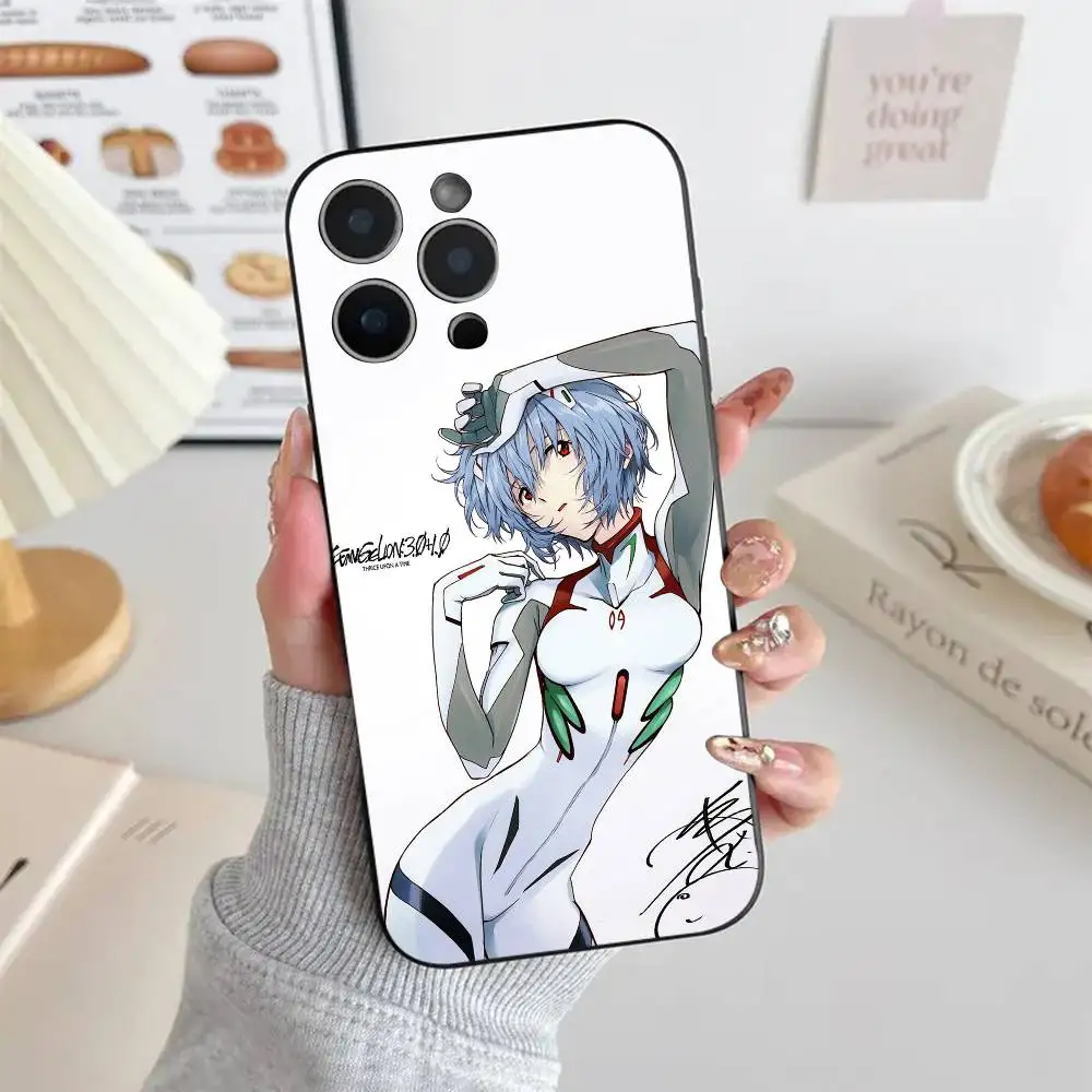 Anime Girl Phone Case - Ayanami Rei Silicone Soft Cover