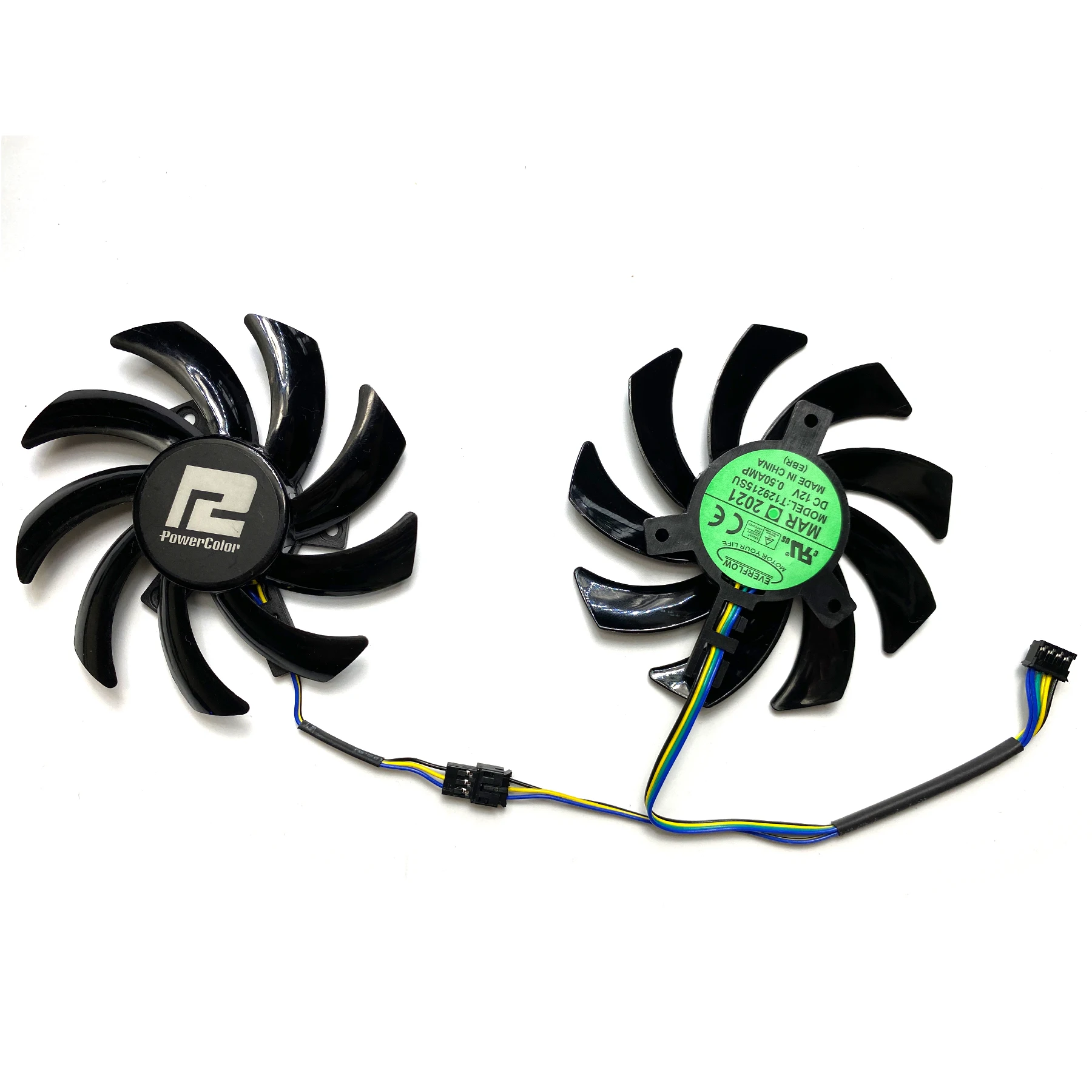GPU Fan For POWERCOLOR RX 5700 XT 6500XT 6600 6600XT 5700XT 6700 6700XT Fighter Competitive Graphics Card Replacement Fan
