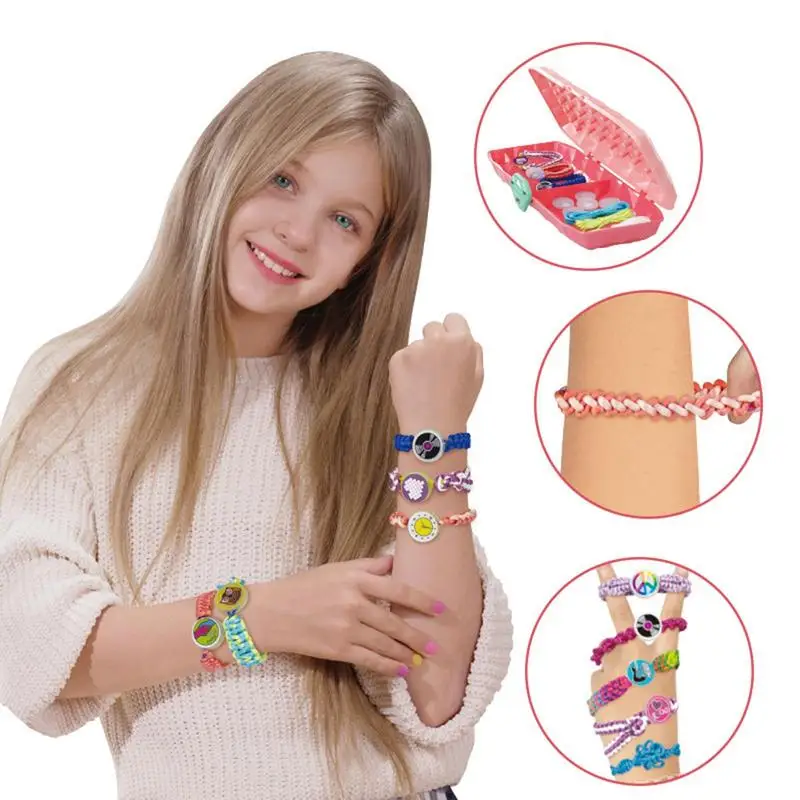 Friendship Bracelet Making Kit, Girls DIY Craft Kits Toys Cool