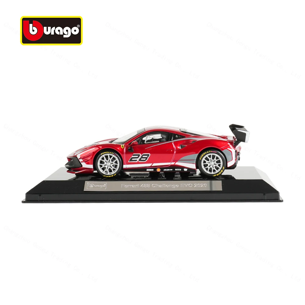 Bburago 1:43 Ferrari 488 Challenge EVO 2020 Static Die Cast Vehicles Collectible Model Racing Car Toys 4