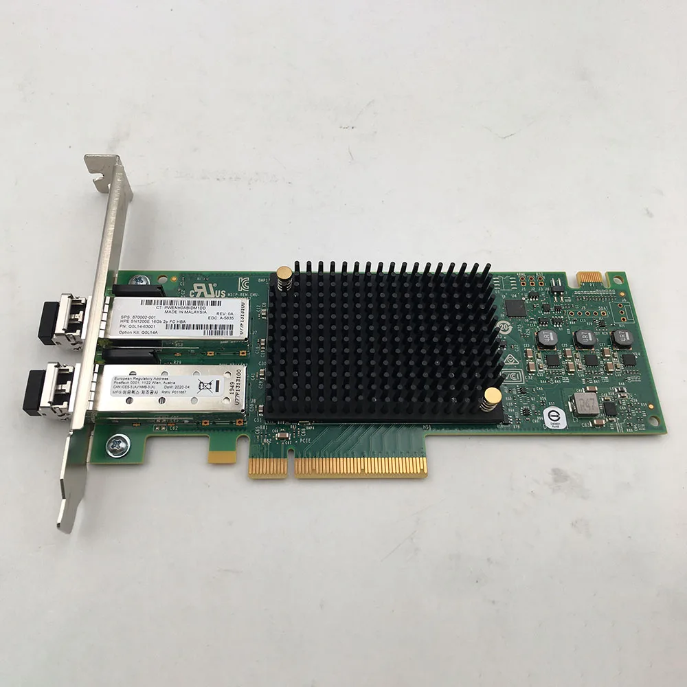 For HPE 870002-001 A-5835 Q0L14A SN1200E 16Gb 2P FC HBA Card