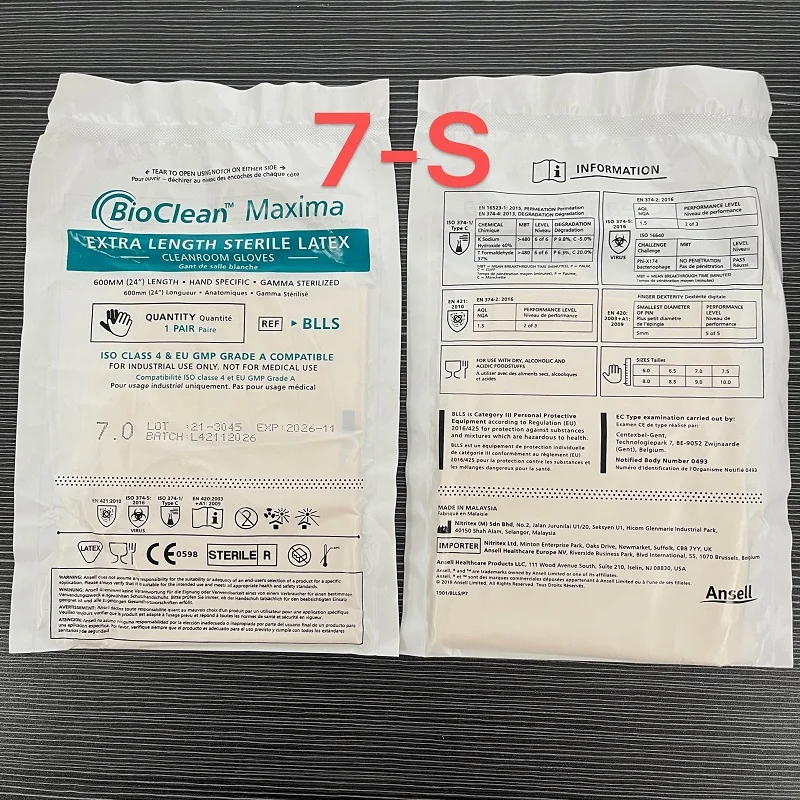 Gants Nitrile Jetables BIOCLEAN™ MAXIMA BLLS - Lot de 100