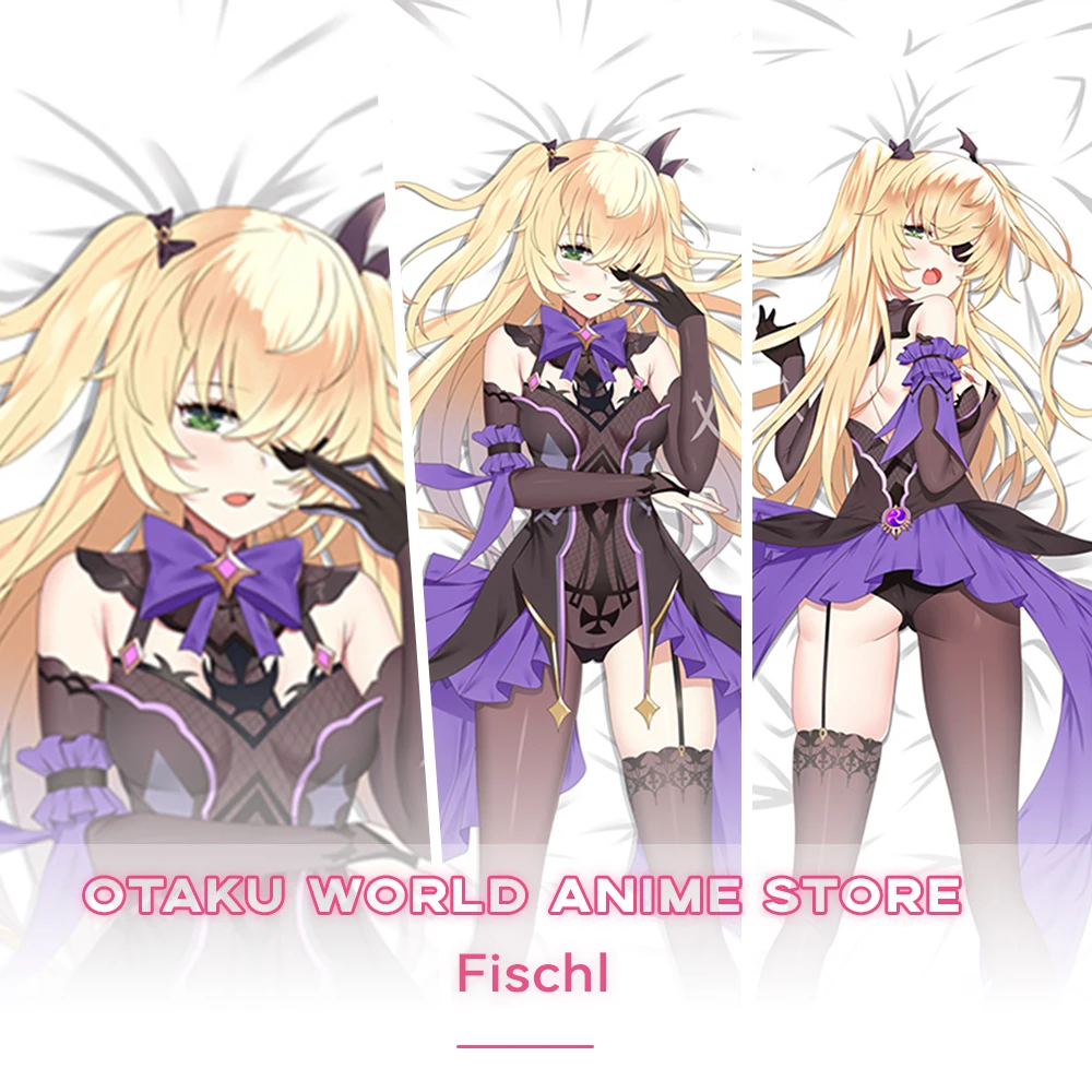 

Genshin Impact Fischl Dakimakura Anime Otaku Waifu Decor Hugging Body Pillow Case Cushion Pillow Cover Bedding Pillows Decor