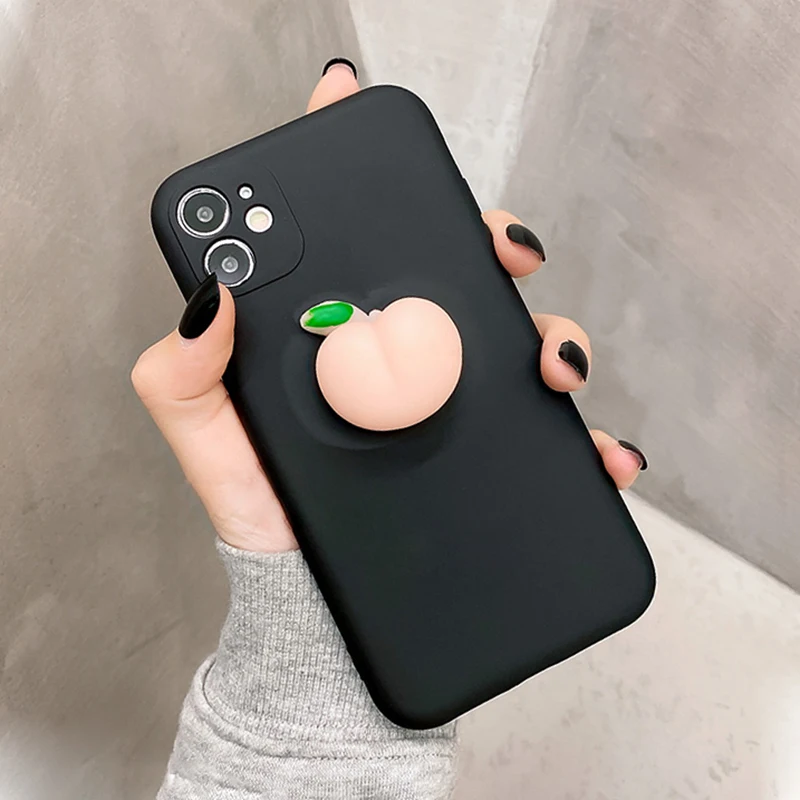 Squishy 3D Animal TPU Soft Case - Rabbit & Cat Design