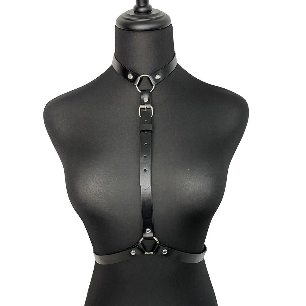 Harness Woman Belt Bondage Chest Harness Leather Lingerie Sexy Corset Gothic Clothes Women Sexy Underwear Fetish Suspenders S1ceaf6809aa9453c9ccde7bda6182ac9A