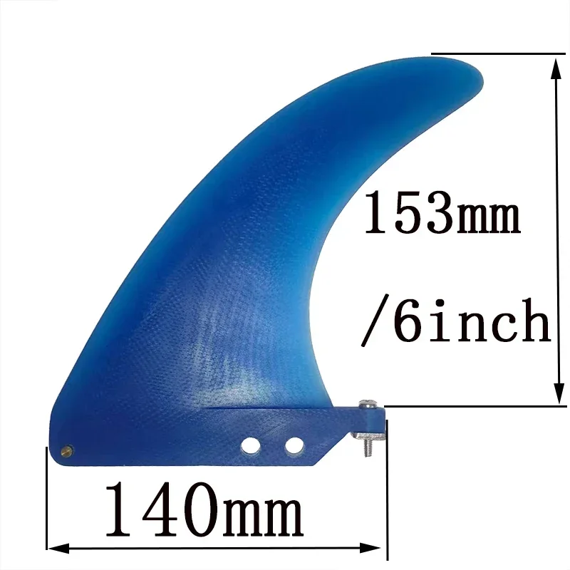 インフレータブルサーフボードフィン,高さ3-4.56-5-6インチ,排水