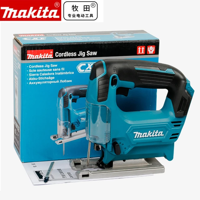 Makita-Scie sauteuse électrique sans fil, scie sauteuse de travail de  calcul, vitesse réglable portable, outil électrique, batterie 18V -  AliExpress