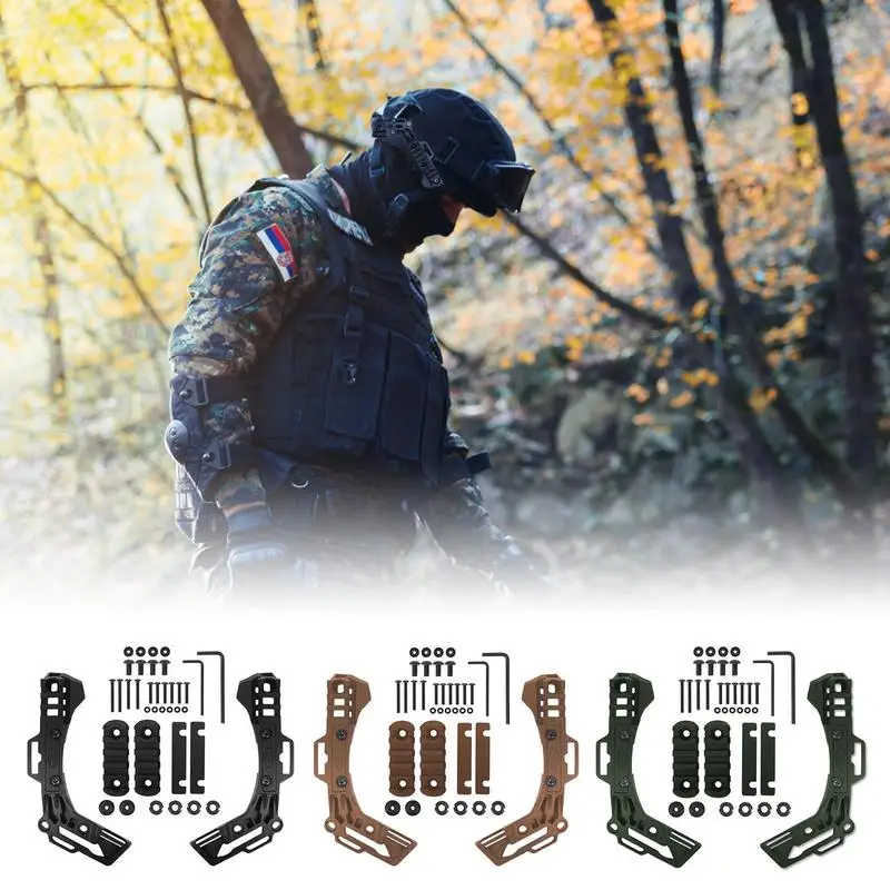 

Tactics Helmets Rail Helmet Side Rail Paintball For Wendy And Similar Helmets Side Guide Rail DIY Helmets For Safty