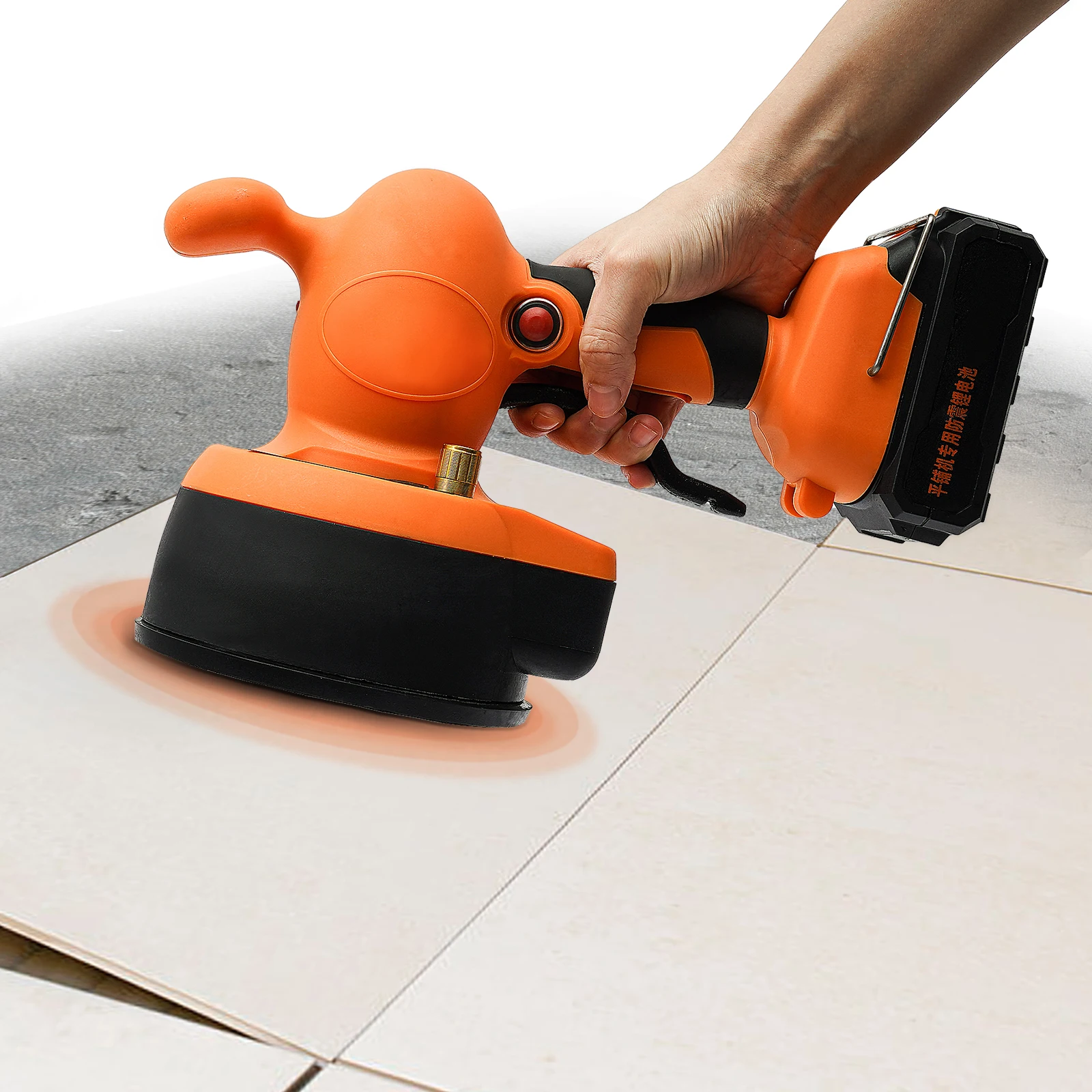 Tile Tiling Machine Portable Tile Vibrator Tiling Device Floor Paving Leveling Machine 400W super easy flat rock slab track push knife manual tile rock slab portable high precision cutting push knife