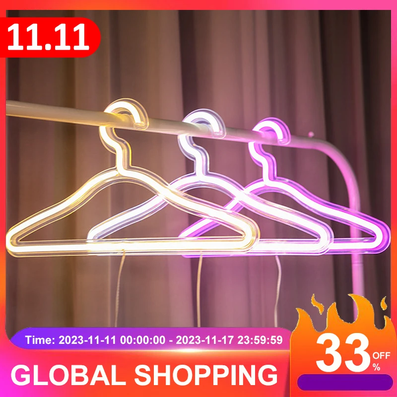 Led Neon Light Hanger Neon Sign light Lamp USB for Store Room Home Party Wedding Decoration Christmas Gift Wall Decor