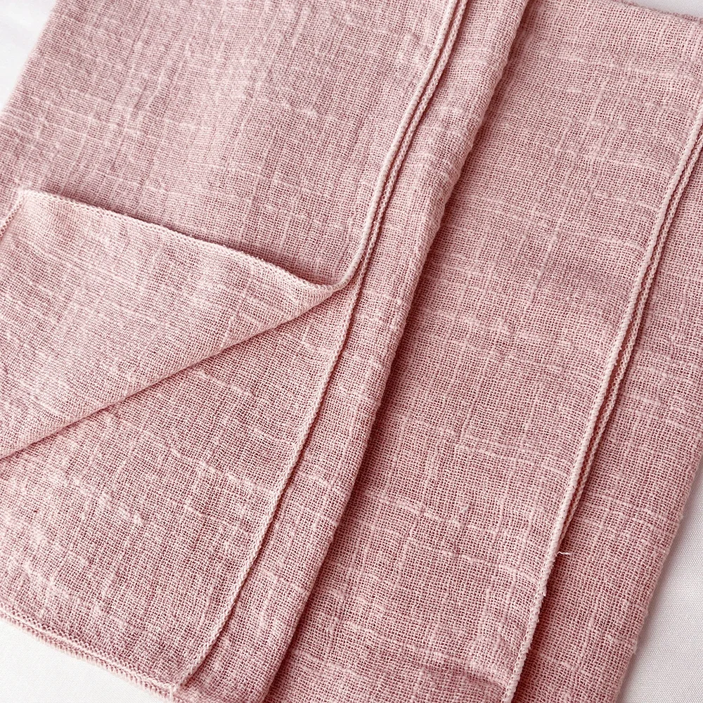 100pcs Pink Cotton Cloth Napkins Gauze 30x30cm for Wedding Decoration Everyday Use Dinner Tea Towel Party Sage Green Napkins