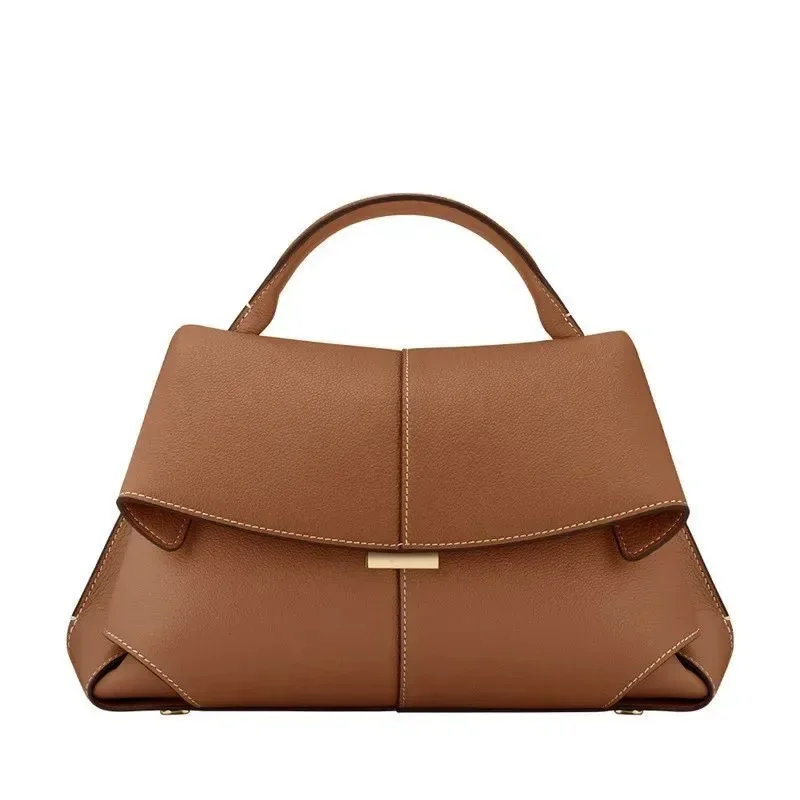 Women Large Capacity Handbag Solid Color Casual Trend Dumpling Bag Luxury Brand Design Fashion Leather Shoulder Crossbody Bag Crossbody Bag Women Handbags Leather Shoulder Bag