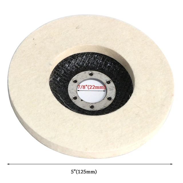2 pièces 125 mm lamelles disques de polissage pour le polissage de