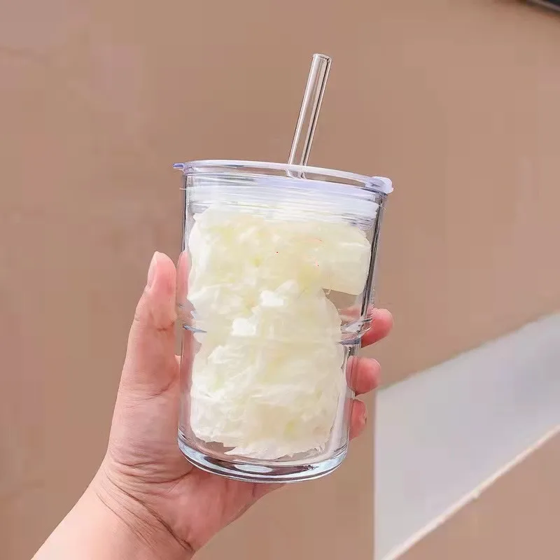 

Smoke Grey Amber Glass Coffee Cup High Borosilicate Heat-resistant Latte Glass Senior Water Cup Japanese Milk Juice Cup Whiskey