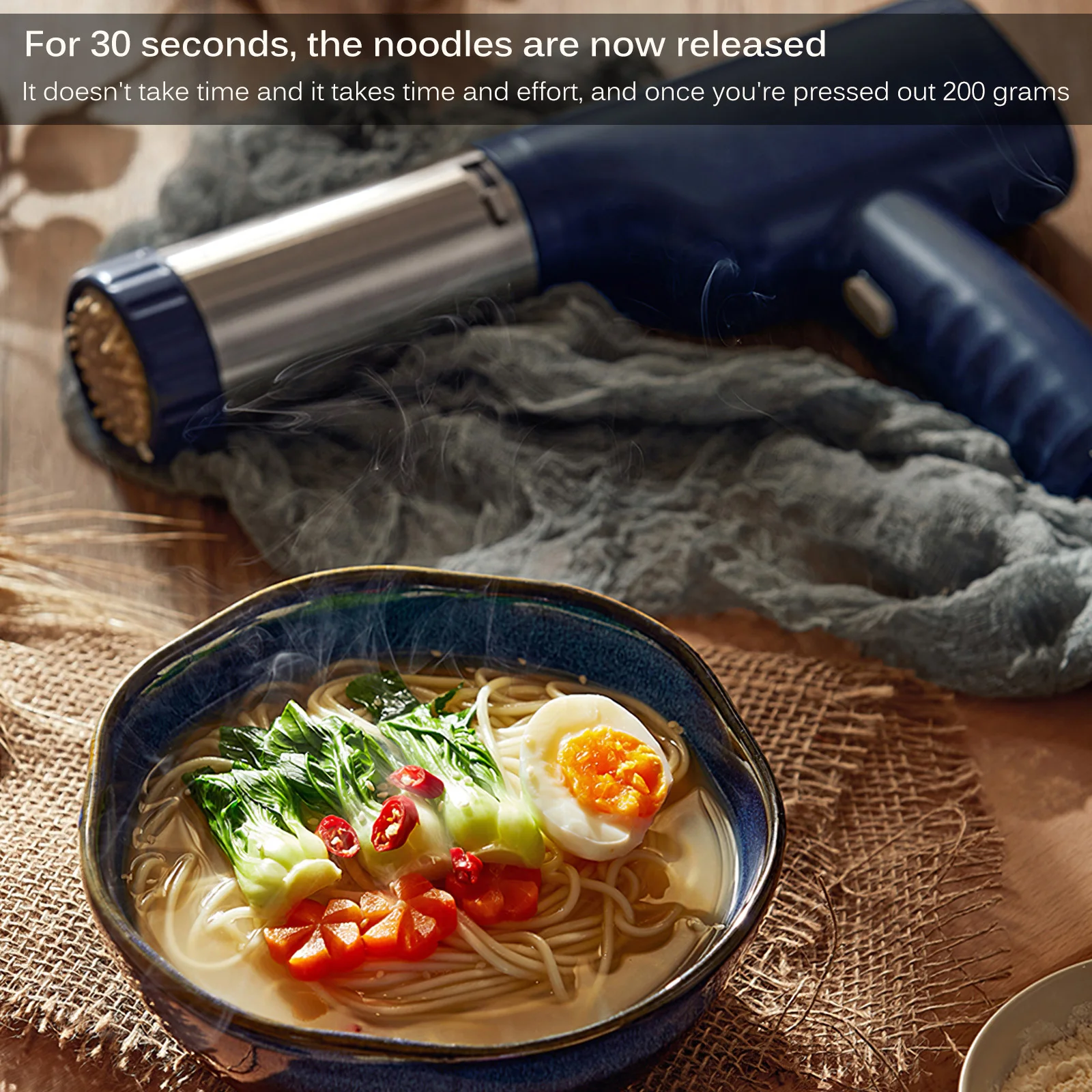 Noodle Maker Press Pasta Machine Stainless Steel Kitchen Pressing Spaghetti Crank Cutting Noodle Making Gun Kitchen noddle Tools